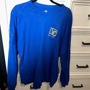 Blue Sparkly Walt Disney World Spirit Jersey Size XL